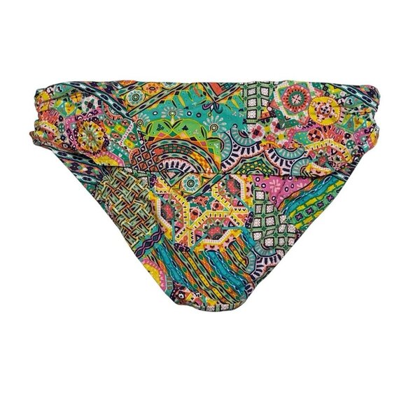 BLEU/Rod BEATTIE Women's 12 Hipster Swim Bottom Blue Orange Multi Print NWT - Picture 3 of 14